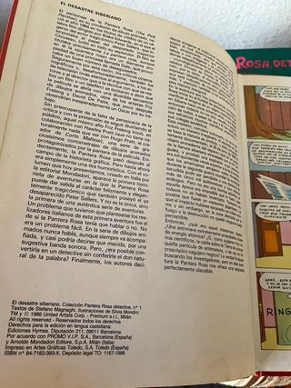 Dos cómics de La pantera rosa detective