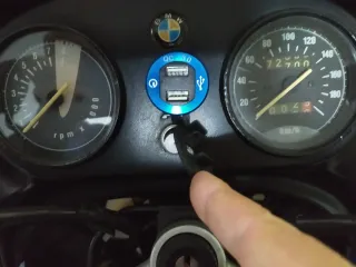 BMW F650ST azul con baúl.  Se puede conducir A2