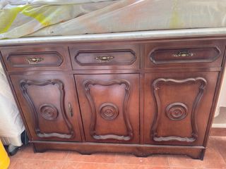 Recibidor clásico madera mármol para restaurar