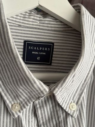 Camisa Scalpers rayas azules Talla 41