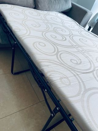 Sofá Cama Gris Apertura Italiana