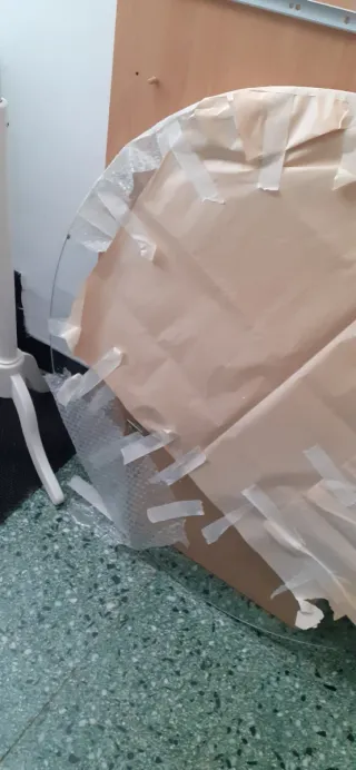 Cristal de mesa 90 cm.