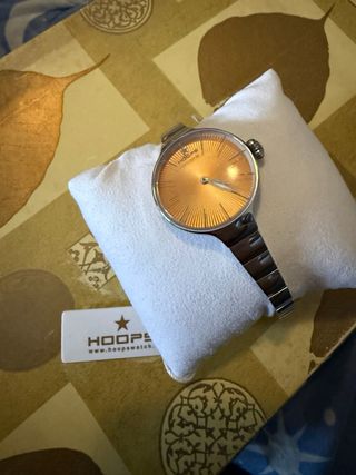Orologio Hoops NUOVO Arancione Argento