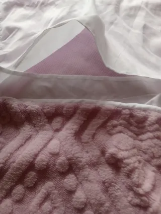 2 Federe Lilla Morbide Calde 75x46 cm