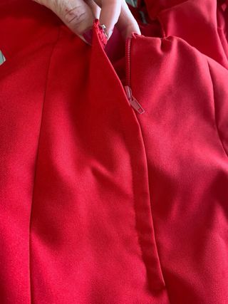 Vestido de flamenca rojo volantes