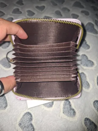 Portatessere rosa con fiocchi