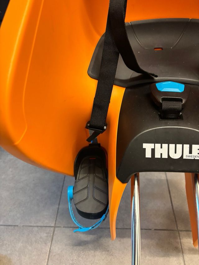 Silla bici niño Thule naranja