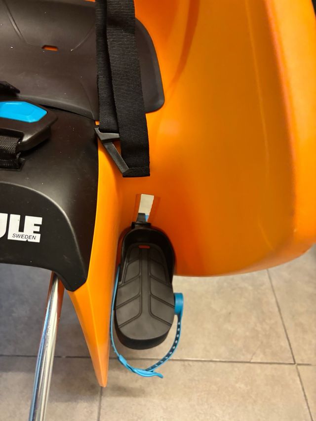 Silla bici niño Thule naranja