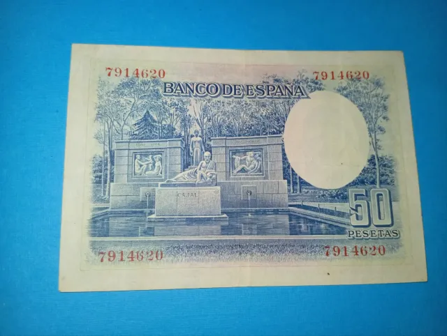 Biglietto 50 Pesetas 1935 Banco de España