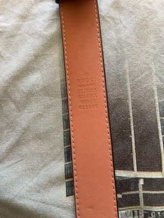 Cintura Gucci GG Supreme Beige/Marrone