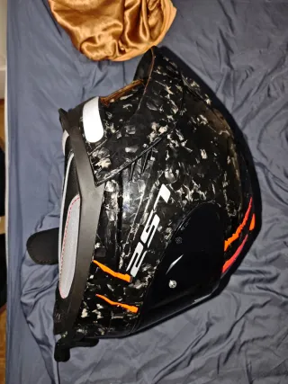 Casco LS2 Carbono Forjado + Intercom Midland btx1