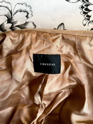 LIQUIDACIÓN: Abrigo de lana vintage color beige