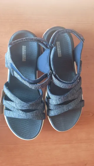 Sandalias Skechers Azul/Gris