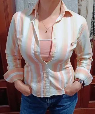 Camisa Carolina Herrera Rayas Mujer