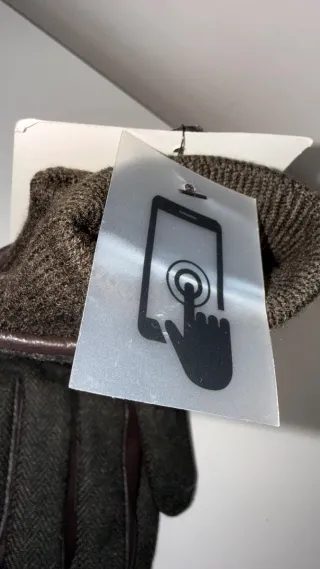 Guantes Dustin Piel y Tela Espiga