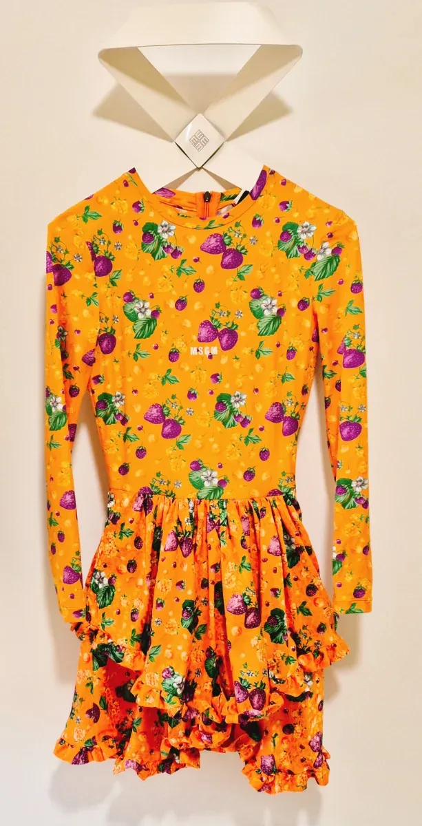 Vestido MSGM Estampado Fresas Mujer