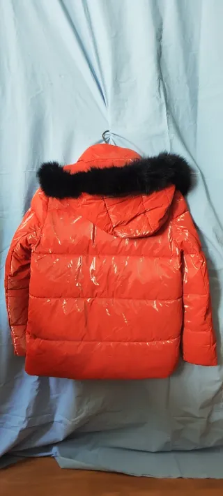 Chaquetón de Invierno Naranja Brillante