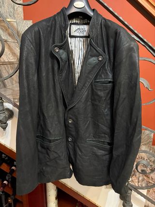 Giacca uomo vera pelle Aldo Colutti vintage