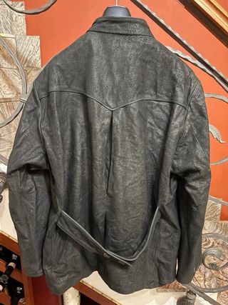 Giacca uomo vera pelle Aldo Colutti vintage
