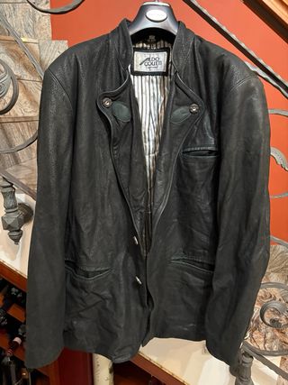 Giacca uomo vera pelle Aldo Colutti vintage