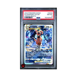 Zeraora Vstar #GG43 PSA8  Pokemon Crown Zenith Eng