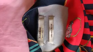 Conjunto Top y Falda Estampado Náutico