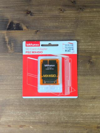 MX4SIO Shell Rossa PlayStation 2 Memory Card