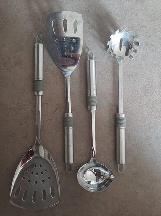 Set Utensili Cucina Acciaio Inox