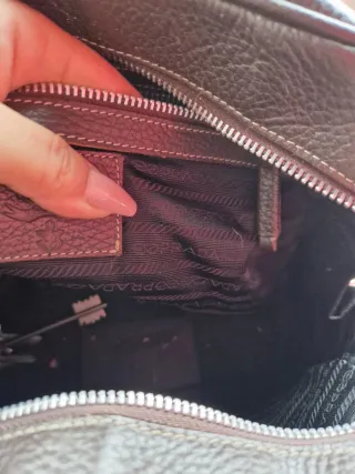 Borsa Prada Vera Pelle Vintage Marrone