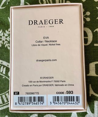Conjunto Collar y Pulsera Draeger (París)