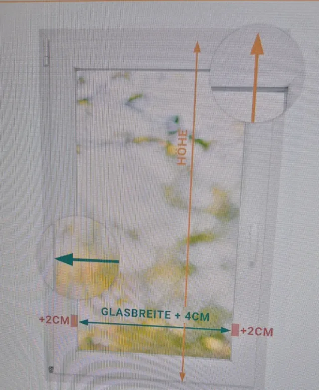 Set due Tende a rullo per interni senza fori