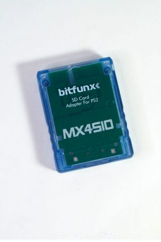 MX4SIO Shell Blu PlayStation 2 Memory Card SD