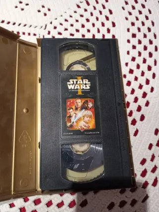 VHS Star Wars episodio I La Amenaza Fantasma