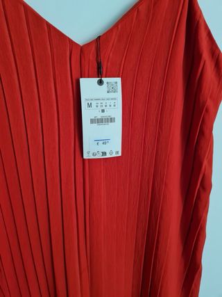 Mono Zara Rojo Talla M