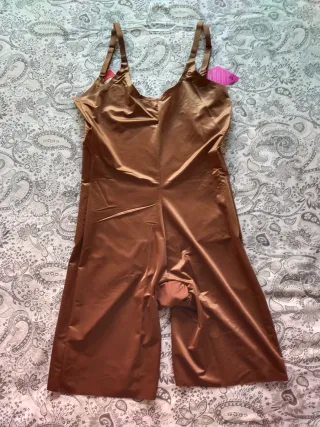 Faja Bodysuit Spanx Invisible Open-Bust Mid-Thigh