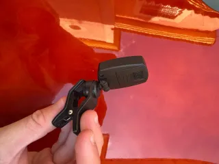 Guitarra Acústica Naranja con complementos y funda