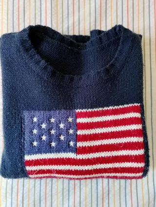 Jersey Invierno Unisex con Bandera USA