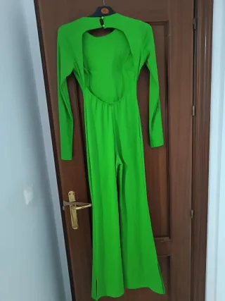 Mono verde de fiesta talla única