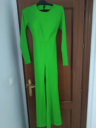 Mono verde de fiesta talla única