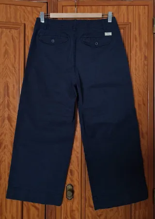 Calças Polo Ralph Lauren perna larga azul