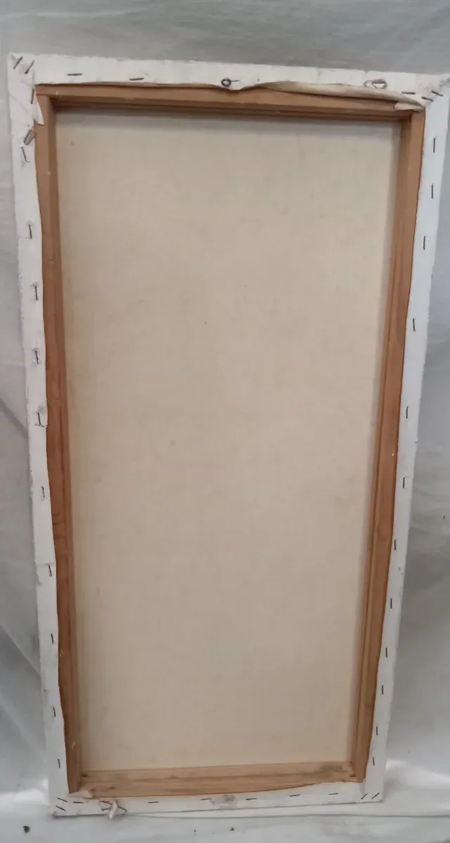 Quadro decorativo fiori beige e bianco