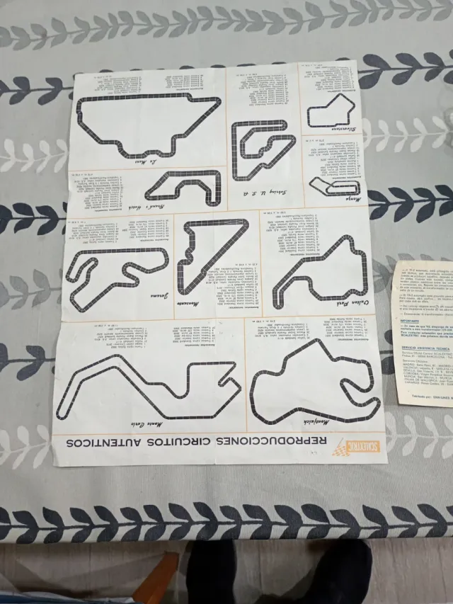 Controles Scalextric Vermelho e Azul