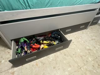 Cama nido litera con armario grande