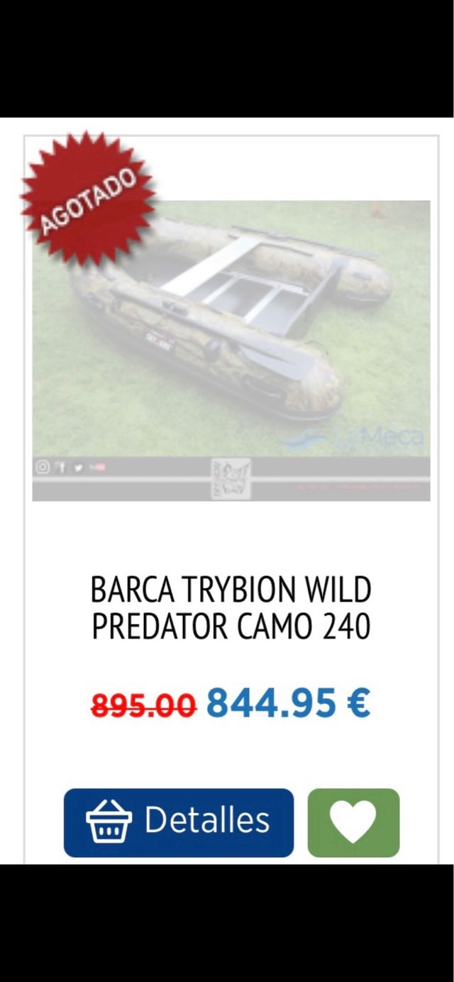 Barca hinchable Trybion Wild Predator Camo 240