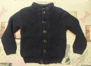 Cappottino bimbo blu 3 anni