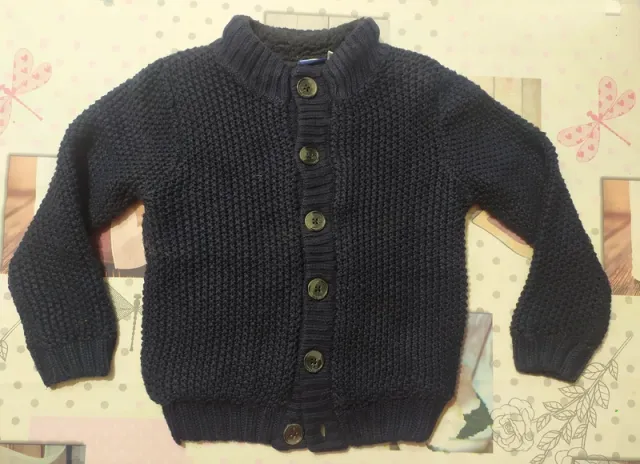 Cappottino bimbo blu 3 anni