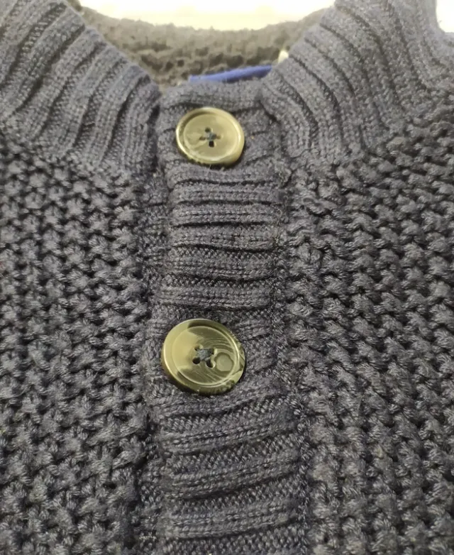 Cappottino bimbo blu 3 anni