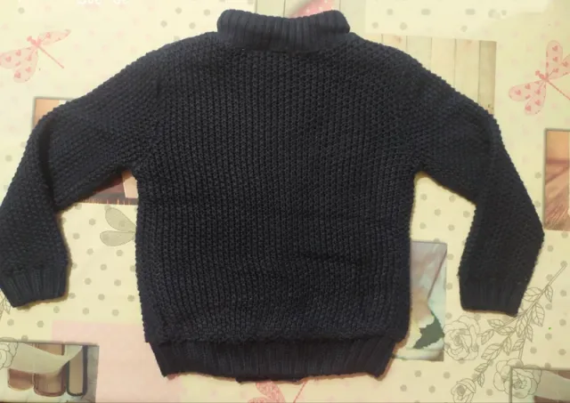 Cappottino bimbo blu 3 anni