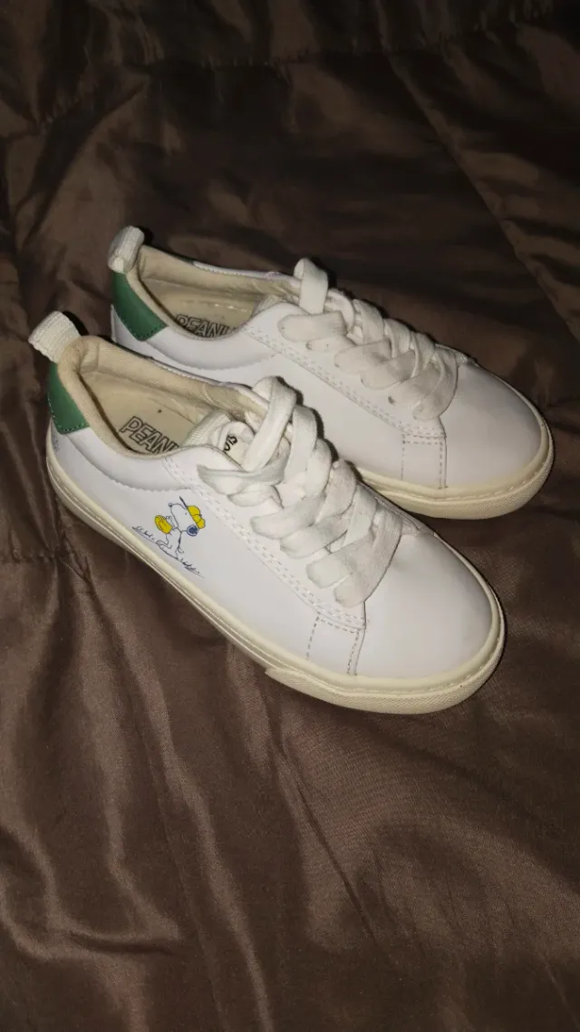 Zapatillas niño Peanuts Snoopy blancas N 29