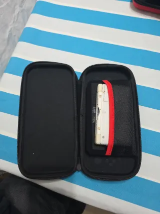 Nintendo DS Lite bianca con custodia